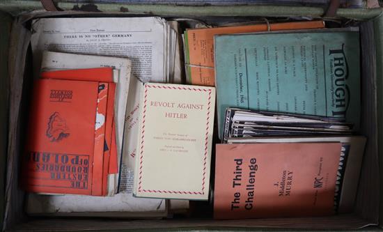 A WWII German naval uniform and printed ephemera relating to Gero v. S. Gaevernitz